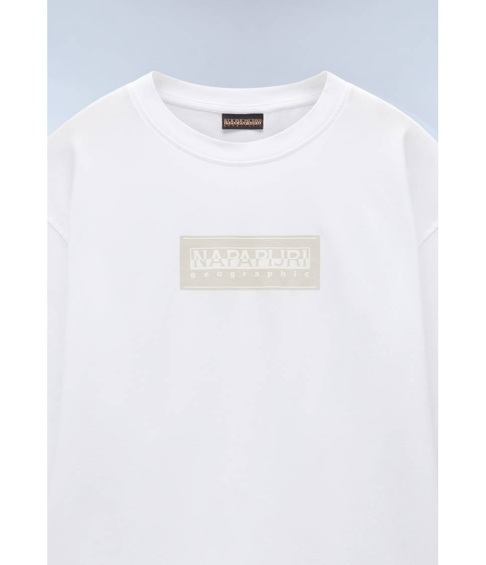 S-BOX LOGO LS W BRIGHT WHITE 002 