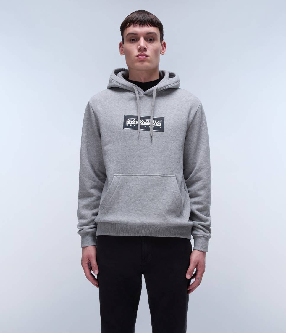 B-BOX LOGO H MEDIUM GREY MELANGE 